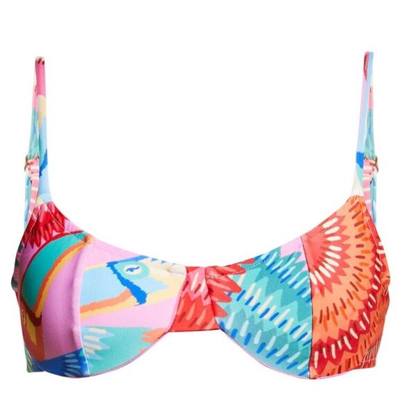 NWT- FARM RIO “HAPPY TOUCAN” VIBRANT COLORED BIKINI SET- SIZE XS/SMALL - Picture 9 of 15